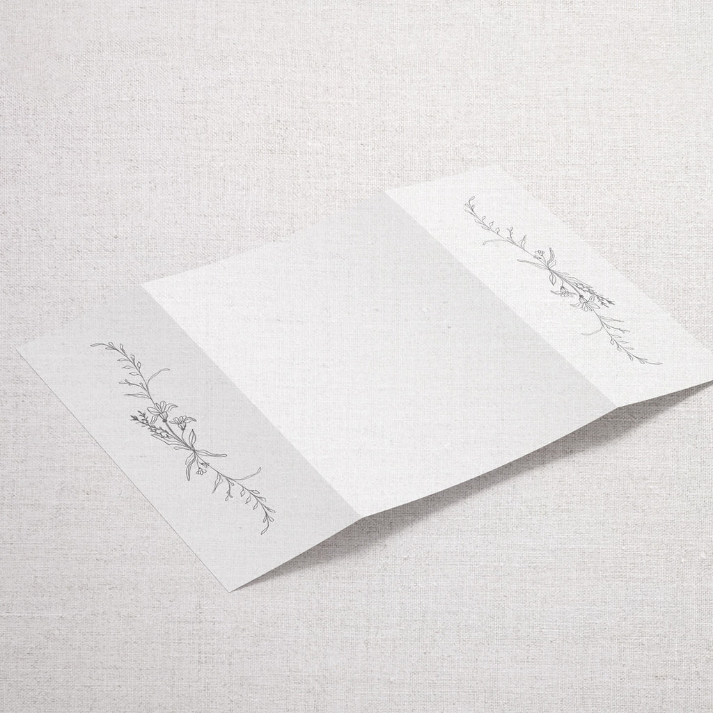 Kézzel rajzolt esküvői pausz borító